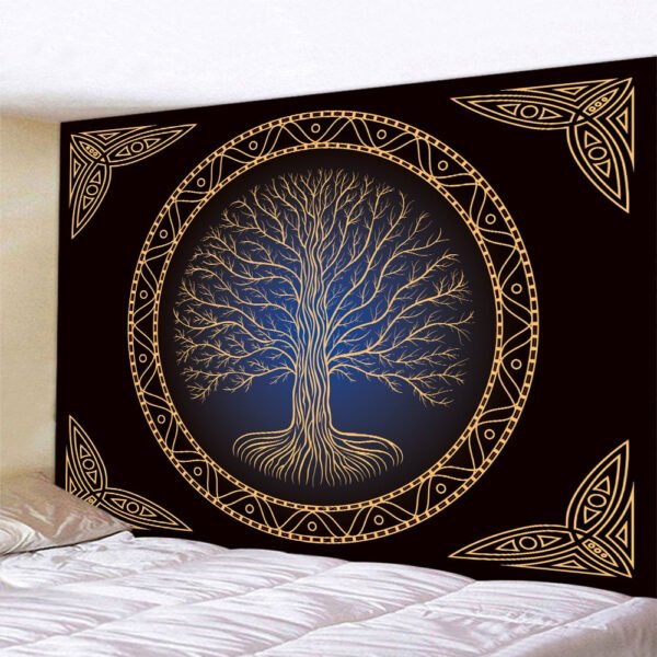 Mysterious  Tree of Life decoration tapestry Mandala psychedelic scene wall tapestry