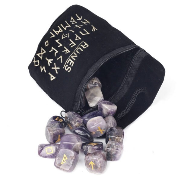 Natural Rune Stones For Divination Crystal Stones
