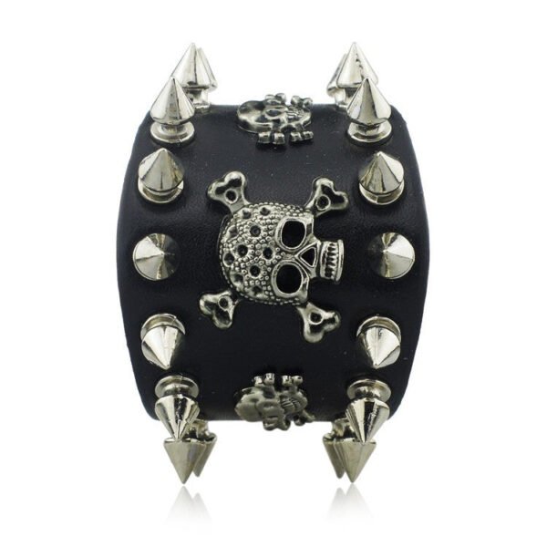 Unique Rock Spikes Rivet Gothic Skeleton Skull Punk Biker