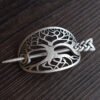 4.9*7cm wicca Viking tree of life Hairpins