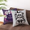 Skull Printing Decorative Pillowcase Black and White Skull Pillow Case Polyester Skull Pattern Pillow Cover kussensloop
