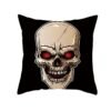Skull Printing Decorative Pillowcase Black and White Skull Pillow Case Polyester Skull Pattern Pillow Cover kussensloop