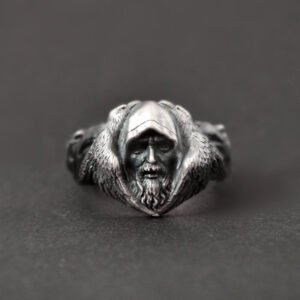 Norse Mythology Odin Raven Rings Scandinavian Amulet Jewelry