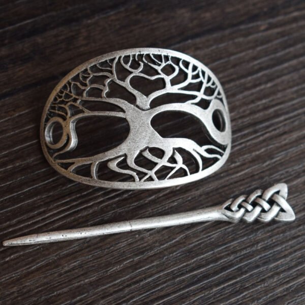 4.9*7cm wicca Viking tree of life Hairpins