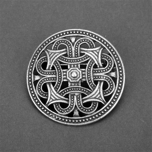 Rune Compass Nordic Viking  Compass Badge Wicca Norse Brooch Ancient Mythology Asatru Jewelry
