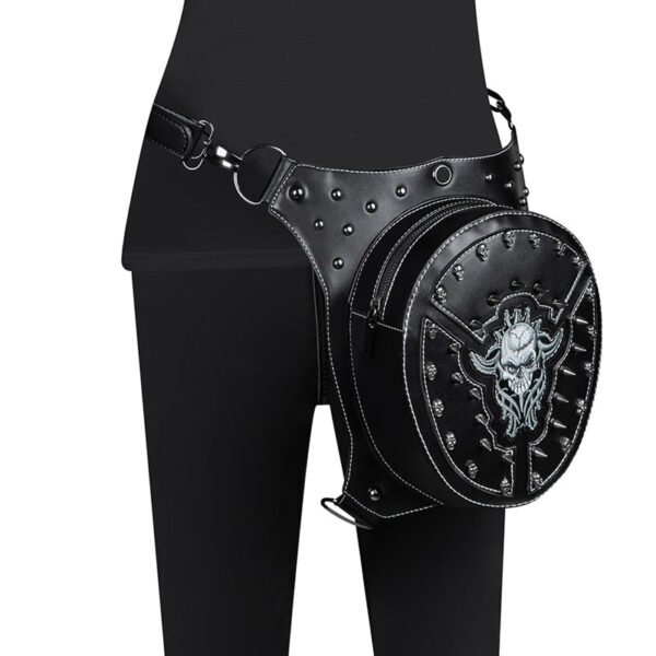 Punk Gothic Rivets Motorcycle Skull Bag