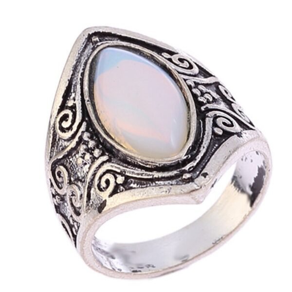 Big GemStone Ring  Bohemian Jewelry