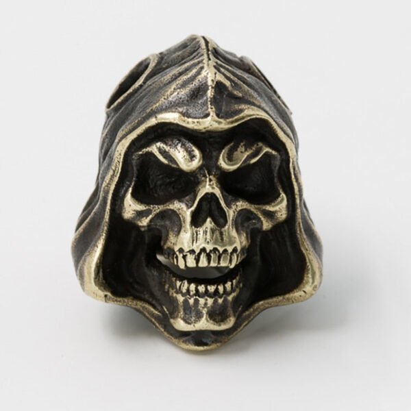 Death Knife Paracord Beads Handmade Key Umbrella Rope Pendant Outdoor EDC Pendant DIY Copper Charm