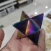 Natural electroplate crystal Merkabah Pendulum Crystal Stones Merkaba Stars