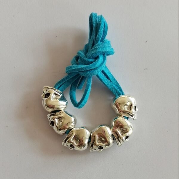 Hair Accessories Skull Jewelry Leather Ties Ponytail  Hair Glove Wrap