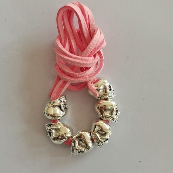 Hair Accessories Skull Jewelry Leather Ties Ponytail  Hair Glove Wrap