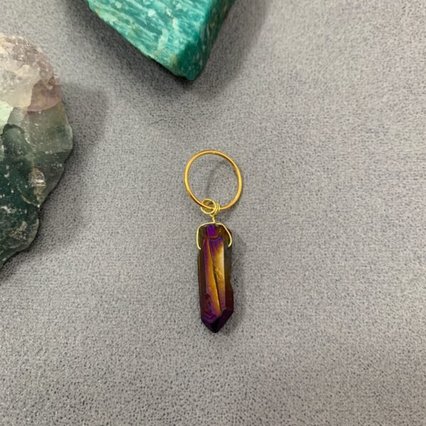 Hair Braids Hair Rings Beads Skull Raw Crystal Pentagram Beaded Wicca Vintage  Witchcraft