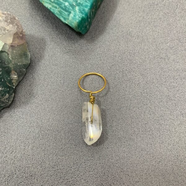 Hair Braids Hair Rings Beads Skull Raw Crystal Pentagram Beaded Wicca Vintage  Witchcraft