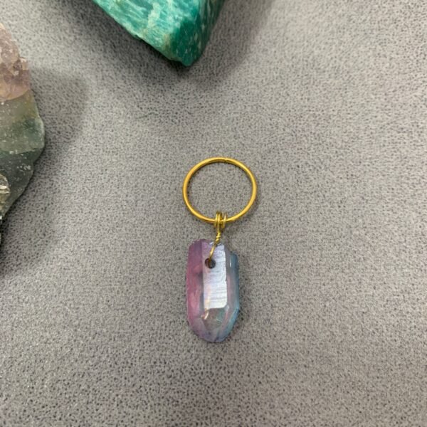 Hair Braids Hair Rings Beads Skull Raw Crystal Pentagram Beaded Wicca Vintage  Witchcraft