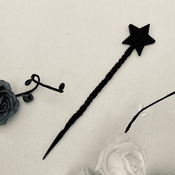 Hair Stick Wicca Crescent   Celestial Witchcraft Accessories Viking Witch Headdress Hairpin Punk Pagan Gift
