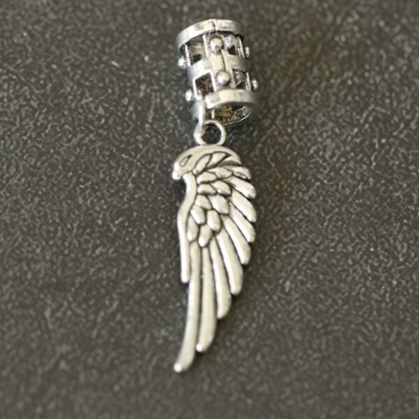 Hair ring Viking hair bead Wicca braids Pentagram Moon Sun Tree of Life Demon Eye Dragonfly Angel  Witch Gift