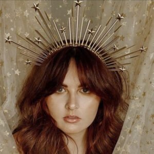 Magic Wicca~Halo Crown with Gold Star Detail - Sunburst Crown - Customizable - Bridal Crown - Met Gala Crown