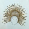 Magic Wicca~Halo Crown with Mini Star Detail  Sunburst Crown  Goddess crown Customizable  Bridal Crown  Met Gala Crown