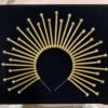 Magic Wicca~Halo Crown with Mini Star Detail  Sunburst Crown  Goddess crown Customizable  Bridal Crown  Met Gala Crown