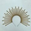 Magic Wicca~Halo Crown with Mini Star Detail  Sunburst Crown  Goddess crown Customizable  Bridal Crown  Met Gala Crown