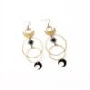 Halo Hoop Moon Sun Starburst Earrings Witch Jewelry Women Gift Delicate and Beautiful Crescent Wholesale Statement Fashion