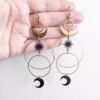 Halo Hoop Moon Sun Starburst Earrings Witch Jewelry Women Gift Delicate and Beautiful Crescent Wholesale Statement Fashion