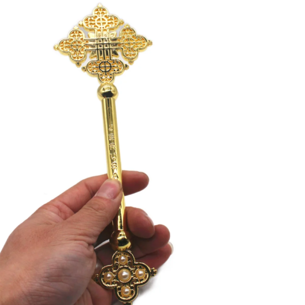 Hand Cross Orthodox Christ Relic Religious Christmas Gift Church Utensils Prayer For Priests