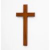 Hand Cross Wall Home Decoration Wood Christ Oak Color Catholic Decor Christian Religious Church Utensils
