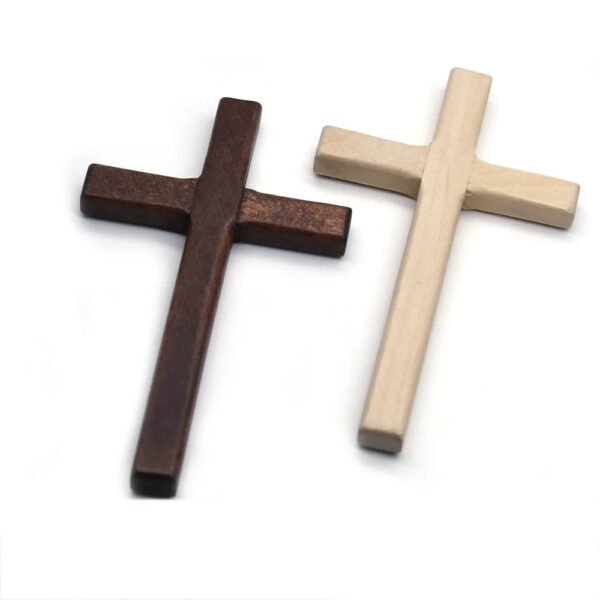 Hand Cross Wooden Christ Crucifix Icon Religious Catholic Church Utensils Prayer Priest Orthodox