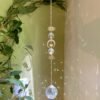 Handmade Celestial Sun Catcher - Handmade Crystal Light Catcher Boho Suncatcher