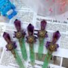 Handmade Crystal Magic Wand Healing Spiritual Witchcraft Magic Stick Incense Expanding Ore Crystal and Stone natural stone