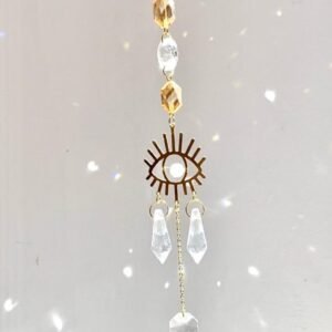 Handmade-Crystal-Suncatcher-Prism-Rainbow-Maker-Lightcatcher-Home-Protection-Home-Decor Handmade Crystal Suncatcher Prism Rainbow Maker Lightcatcher Home Protection Home Decor