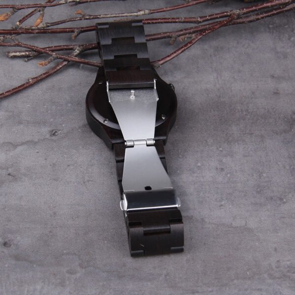 Handmade  Wooden Watches Man Women Runic Circle Watch with Golden Helm of Awe or Vegvisir Quartz Wristwatch Male