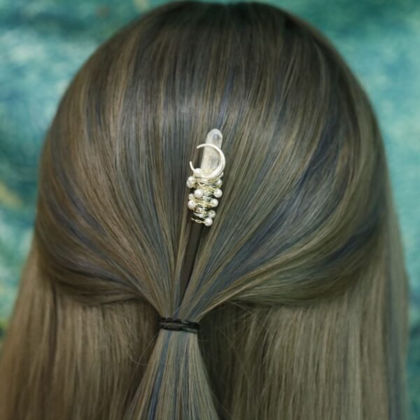 Handmade crystal natural amethyst hairpin wood hairpin bridal hair comb crystal hair ornament BOHO wedding gift