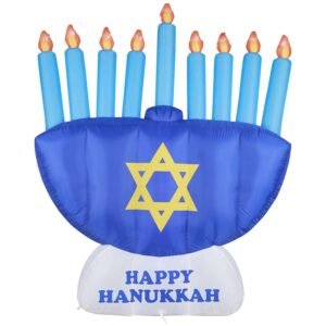 Hanukkah-Inflatables-Menorah-Style-Candlestick-Decoration-Personalized-Birthday-Decor-Jewish Hanukkah Inflatables Menorah Style Candlestick Decoration Personalized Birthday Decor Jewish