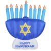 Hanukkah Inflatables Menorah Style Candlestick Decoration Personalized Birthday Decor Jewish
