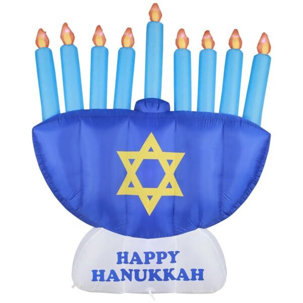 Hanukkah Inflatables Menorah Style Candlestick Decoration Personalized Birthday Decor Jewish