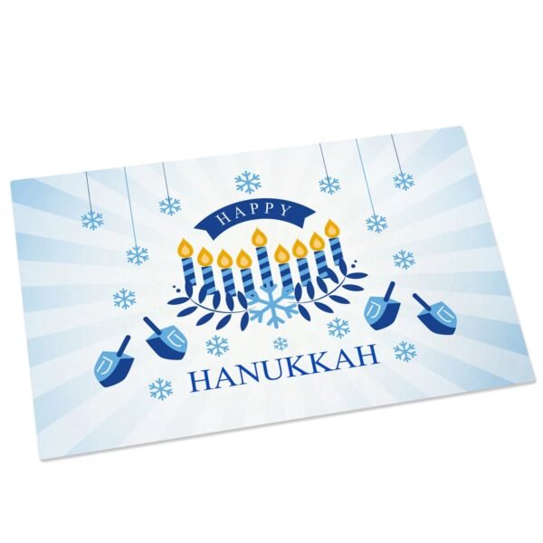 Hanukkah Mat Floor Non Slip Bathroom Kithen Rug Menorah Jewish Home Welcome Carpet For House Long Short Strip Door Mats