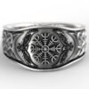 Norse Mythology Vikings Celtics Compass Crow 925 Sterling Pirate Silver Rings