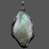 Irregular Raw Stone Labradorite Natural Stones Healing Reiki Pendant