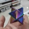 Natural electroplate crystal Merkabah Pendulum Crystal Stones Merkaba Stars