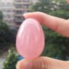Natural Rose Quartz Yoni Egg Set Vaginal Balls Massage Kegel Ball Massager Muscle Exerciser Crystal Jade Eggs Vaginal Tightening