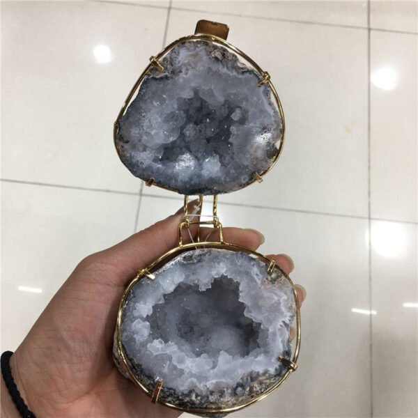 Mexico Natural Blue Skin Agate Treasure Basin Cave Quartz Crystal