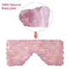 Natural Rose Quartz Gouache Scraper For Face Jade Roller Gua Sha Massage Face Roller Eye Sleeping Mask Anti Wrinkle Beauty Tools