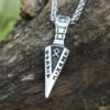 Norse Viking valknut Triangle arrow rune pendant