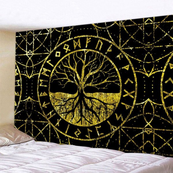 Mysterious  Tree of Life decoration tapestry Mandala psychedelic scene wall tapestry