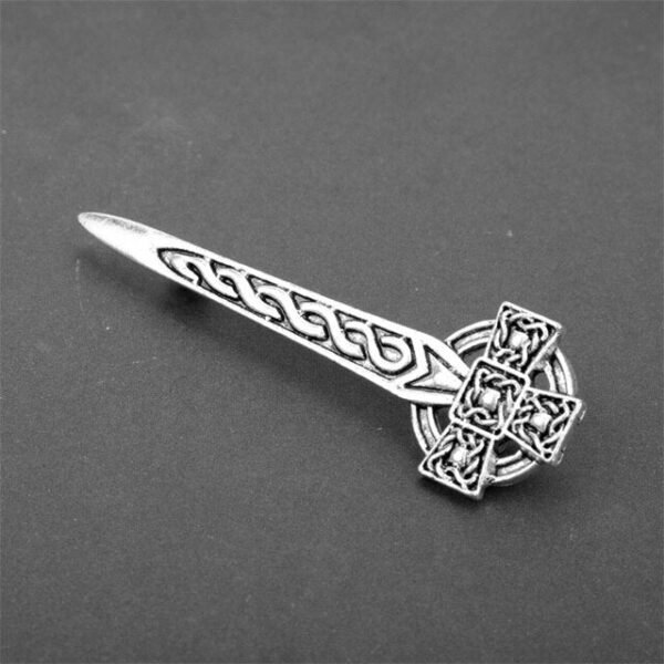 Rune Compass Nordic Viking  Compass Badge Wicca Norse Brooch Ancient Mythology Asatru Jewelry