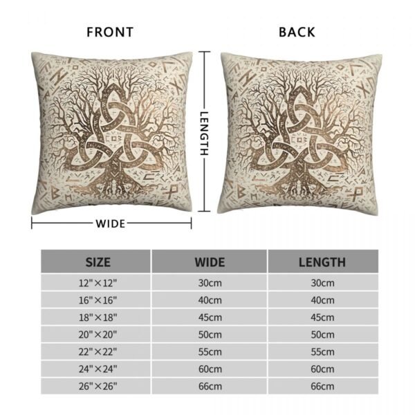 Viking Ragnar Polyester Cushion Cover Viking Norse Mythology Decorative