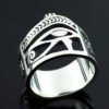 Egyptian Eye of Horus Ankh Cross Symbolic Rings Egypt Amulet Jewelry