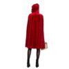 Ataullah Little Red Riding Hood Adault Cosplay Costume Halloween Wicca Cloak For Woman Carnival Party Queen Dress DW003